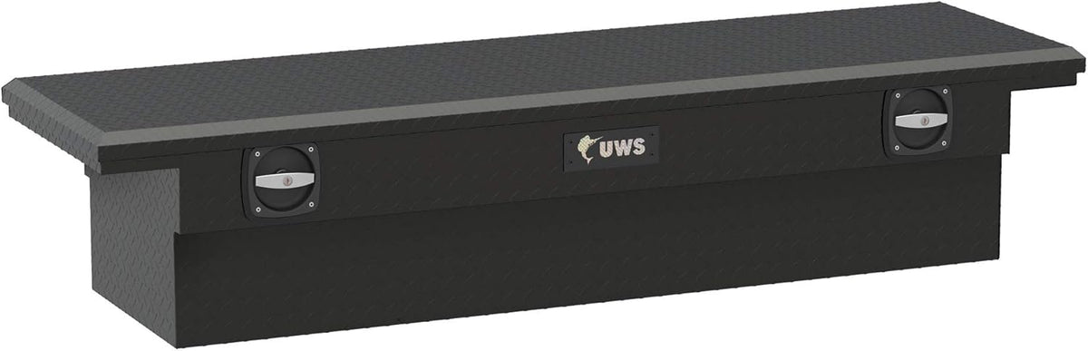 Matte Black Aluminum Truck Tool Box with Low Profile Lid J981