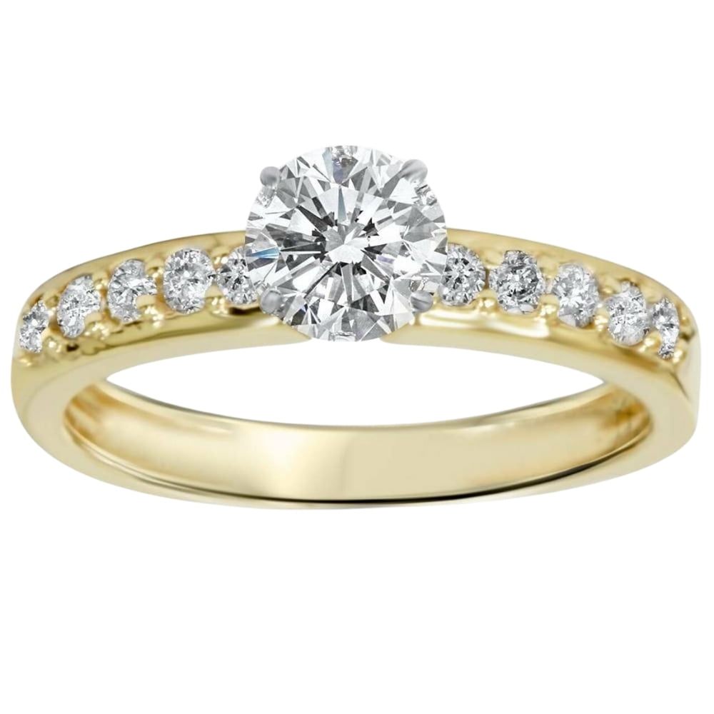 14K Yellow Gold Solitaire Ring G81407