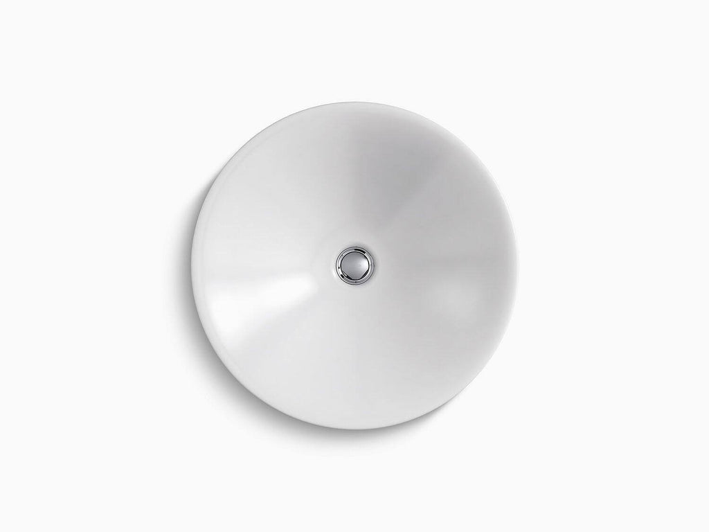 Biscuit Round Bathroom Sink L481