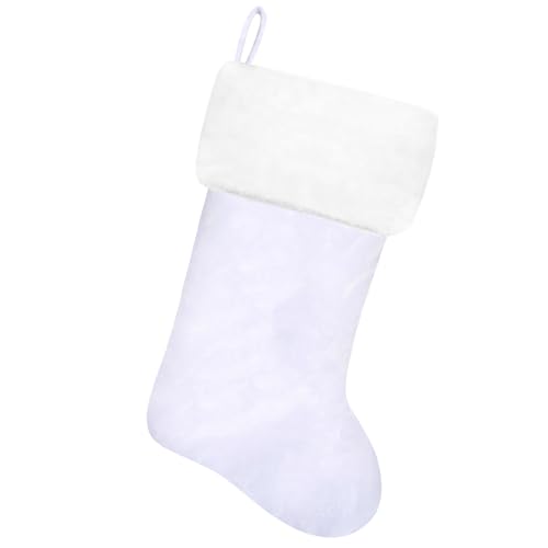 20 Inches Red Velvet Christmas Stockings N6734