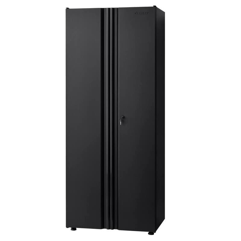 10-Piece Welded Steel Garage Storage System in Black E8608