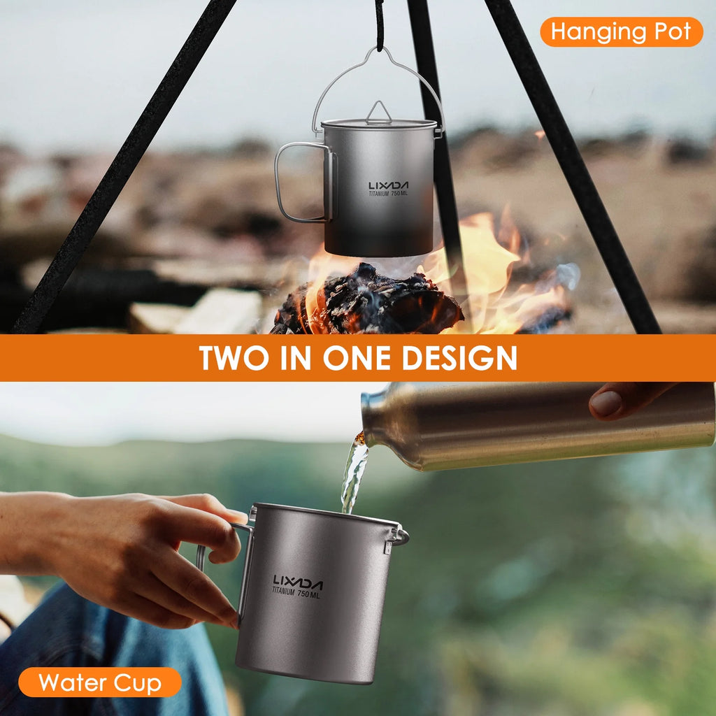 750ml Portable Water Cup with Lid and Handle L362