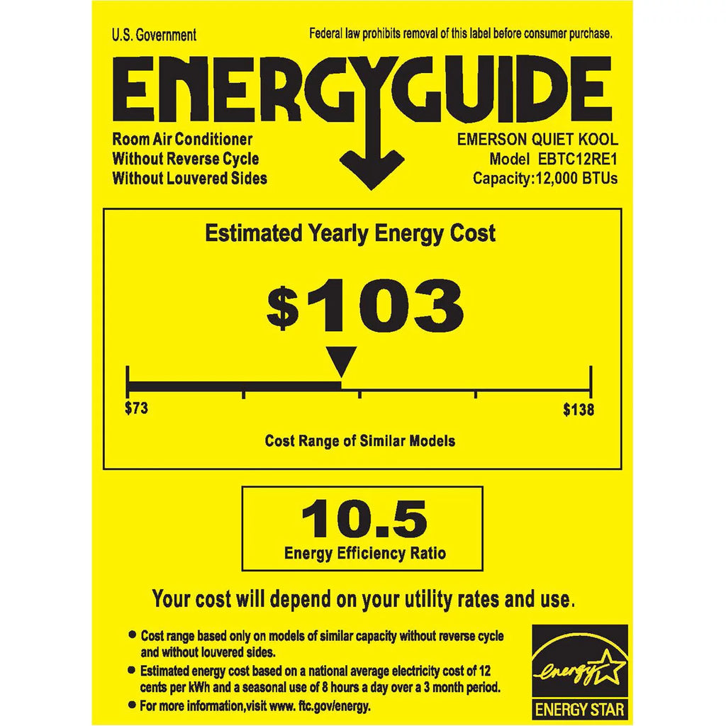12,000 BTU 115-Volt Through-the-Wall Air Conditioner with Remote, White F292032
