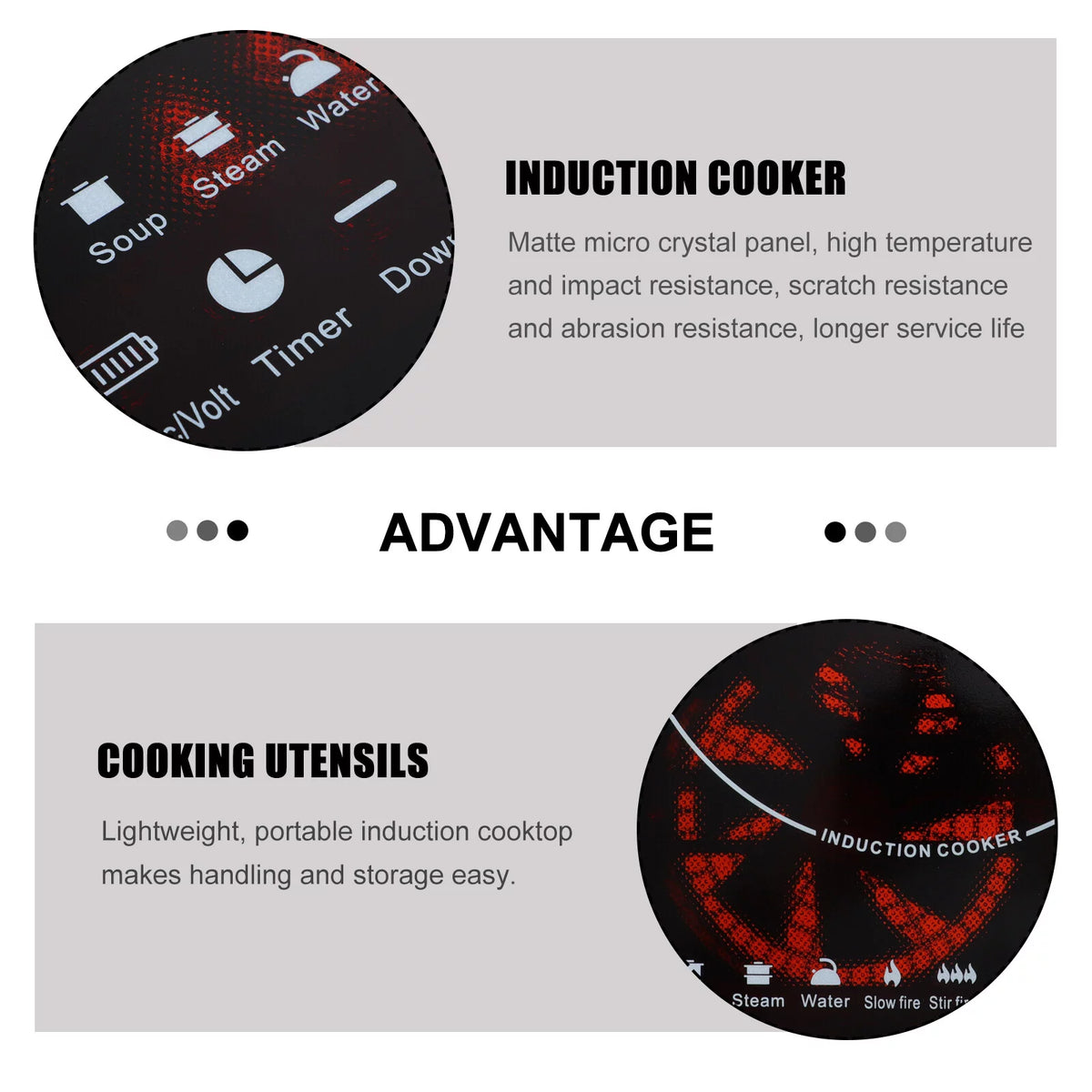 1000W Portable Induction Cooktop N164