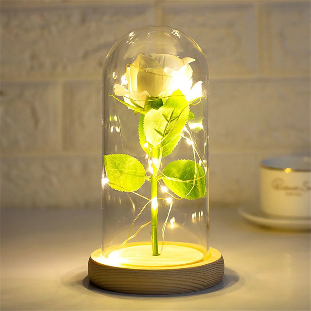 Artificial Flower Rose with Light Night Light C67500