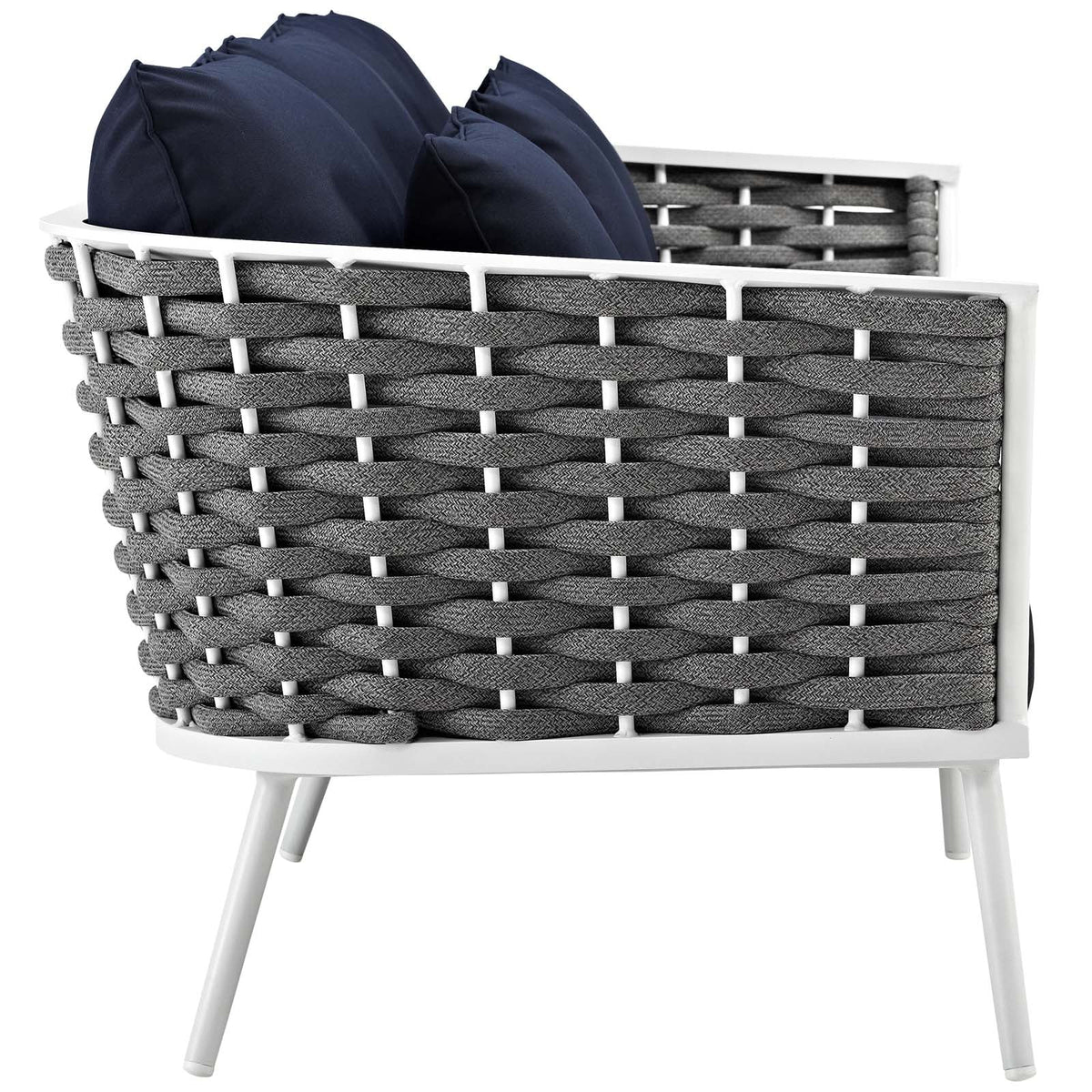 7 Piece Outdoor Patio Aluminum Sectional Sofa Set G1556