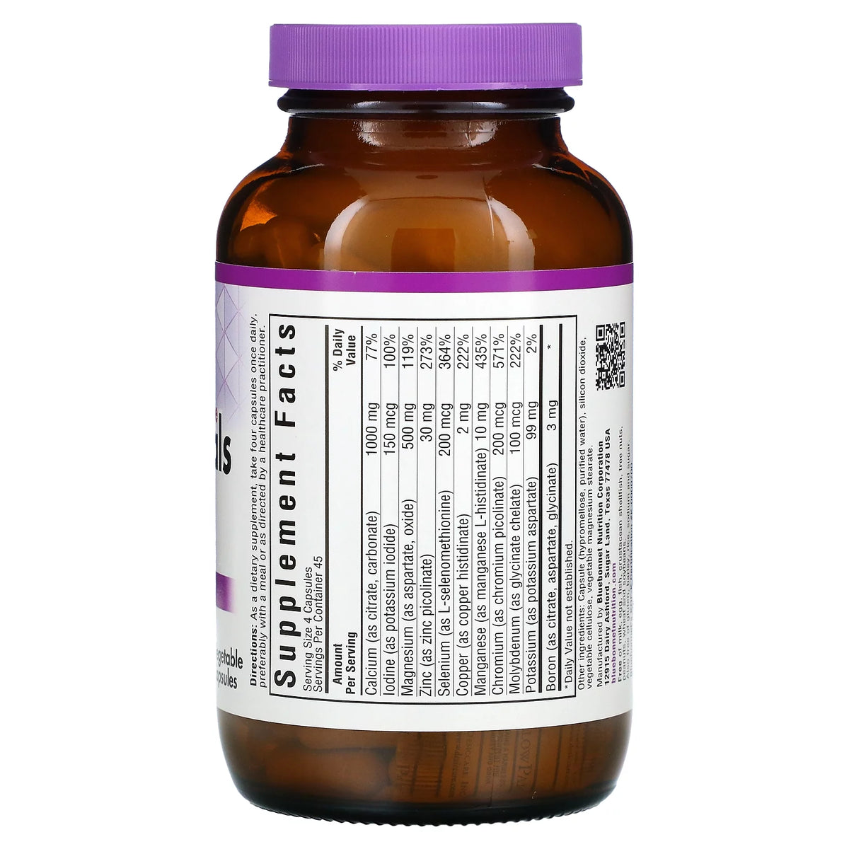 Multi Minerals Plus Boron Iron Free 180 Ct G321