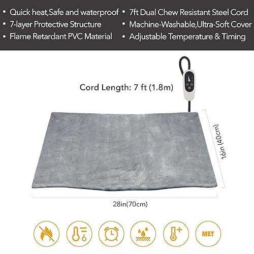 Pet Heating Pad 16 x 18 with Chew Resistant Cord B258236
