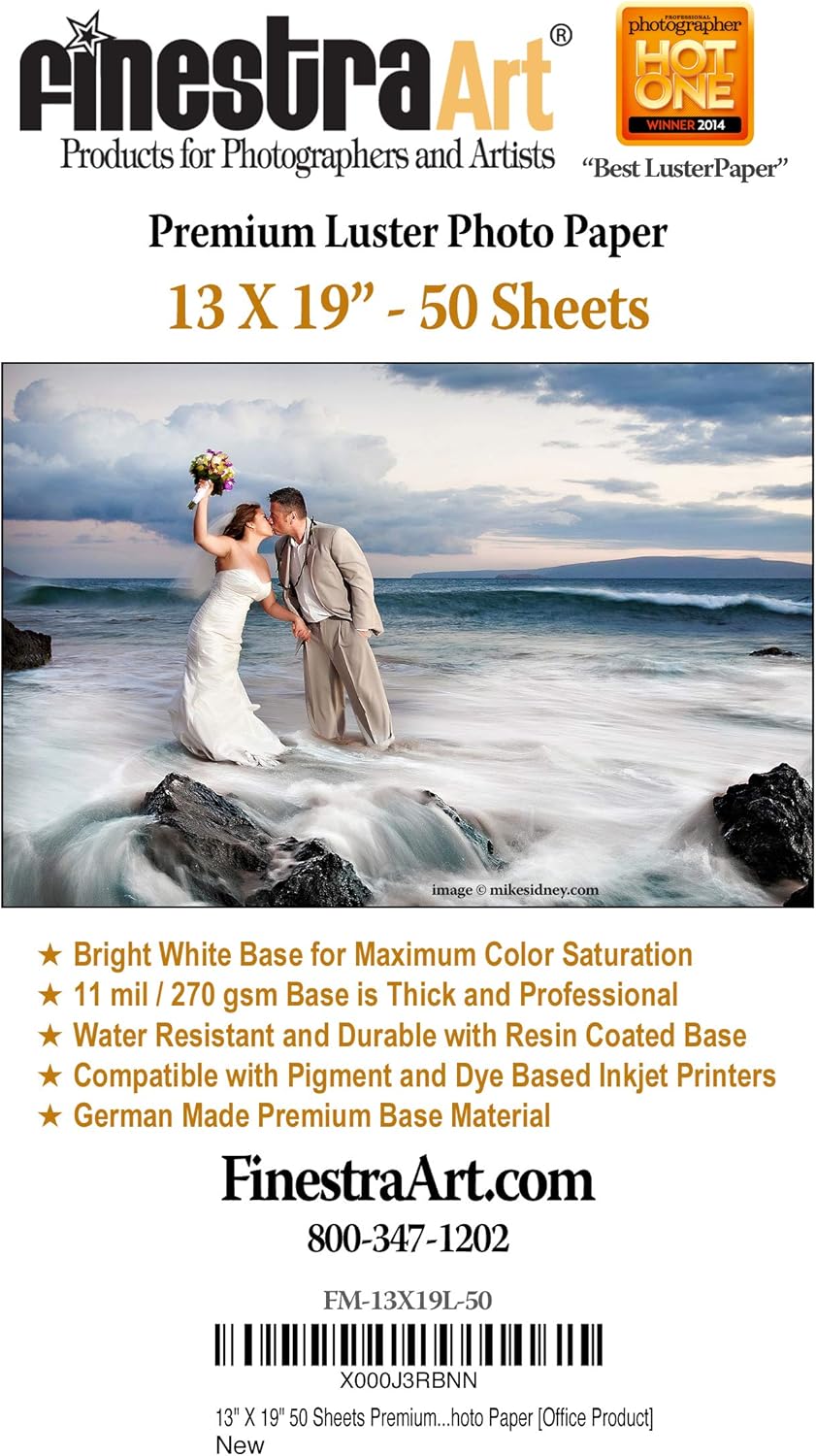 Premium Luster Inkjet Photo Paper Roll P5411
