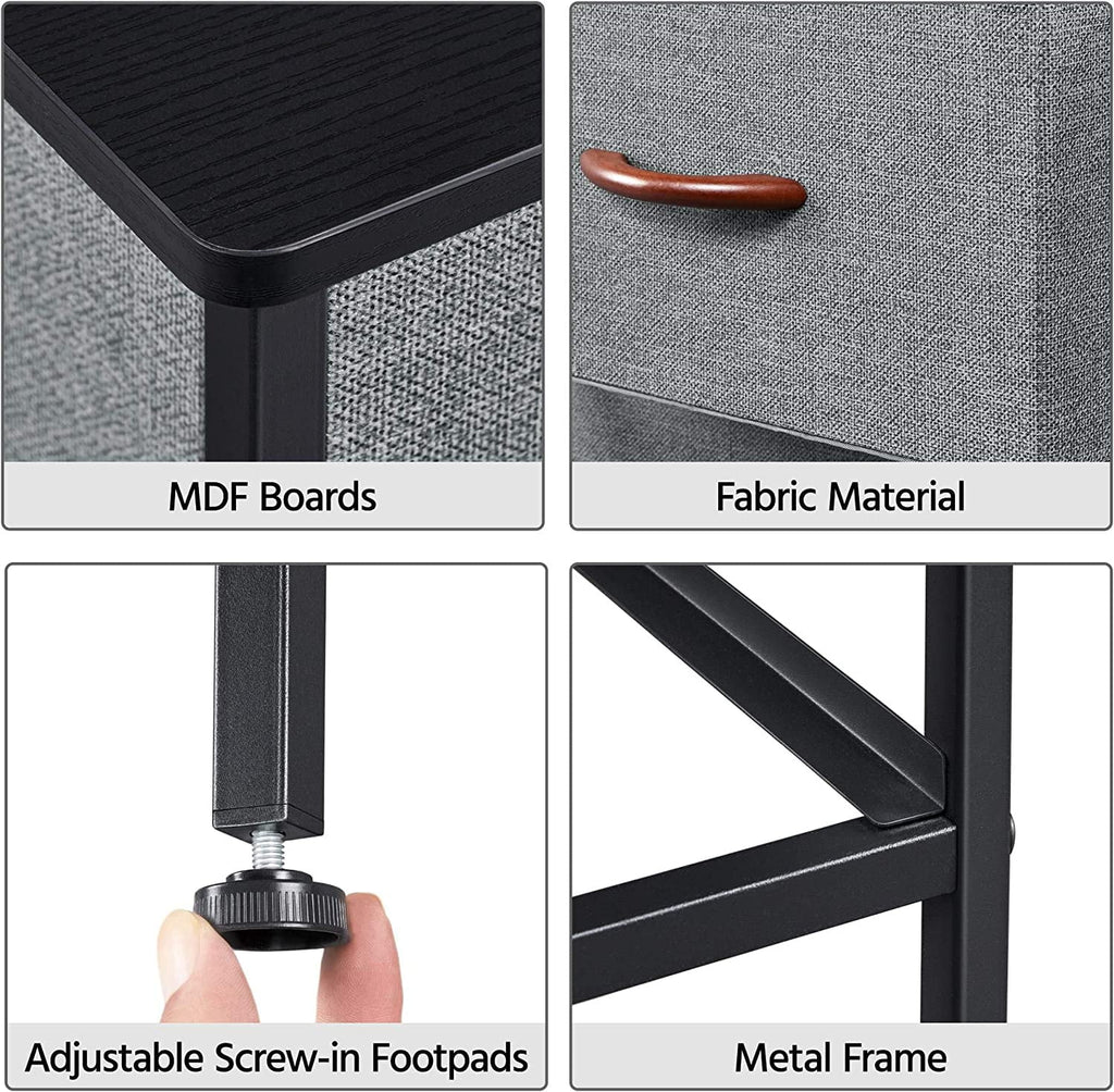 4 Drawer Fabric Storage Tower Organizer Y35605