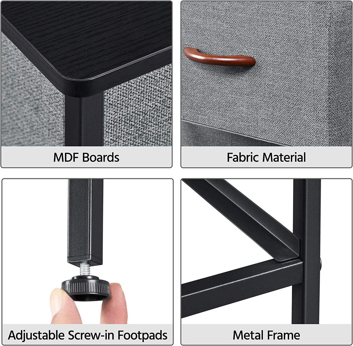 4 Drawer Fabric Storage Tower Organizer Y35605