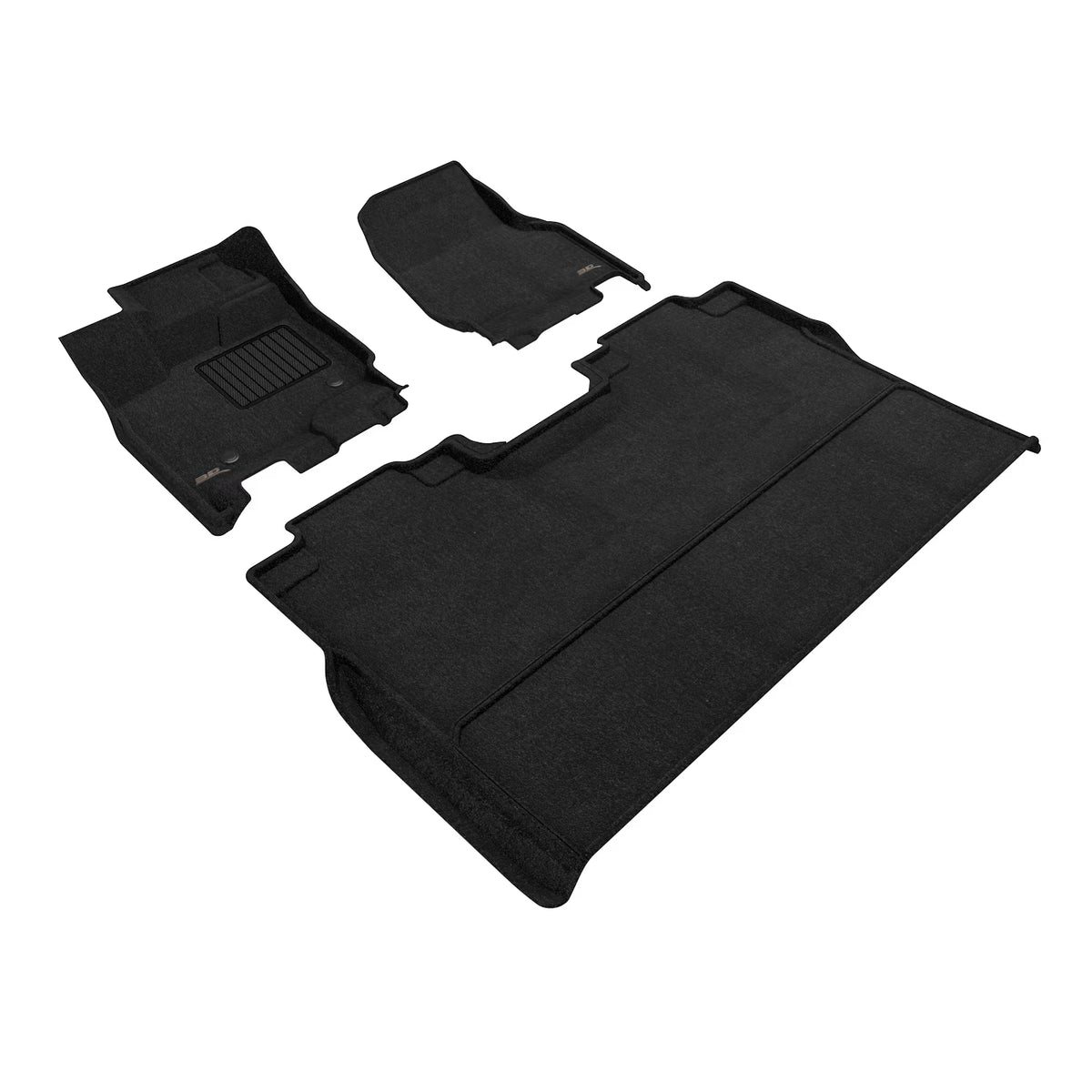 3D MAXpider ELEGANT Floor Mat (BLACK) Full Set M7419