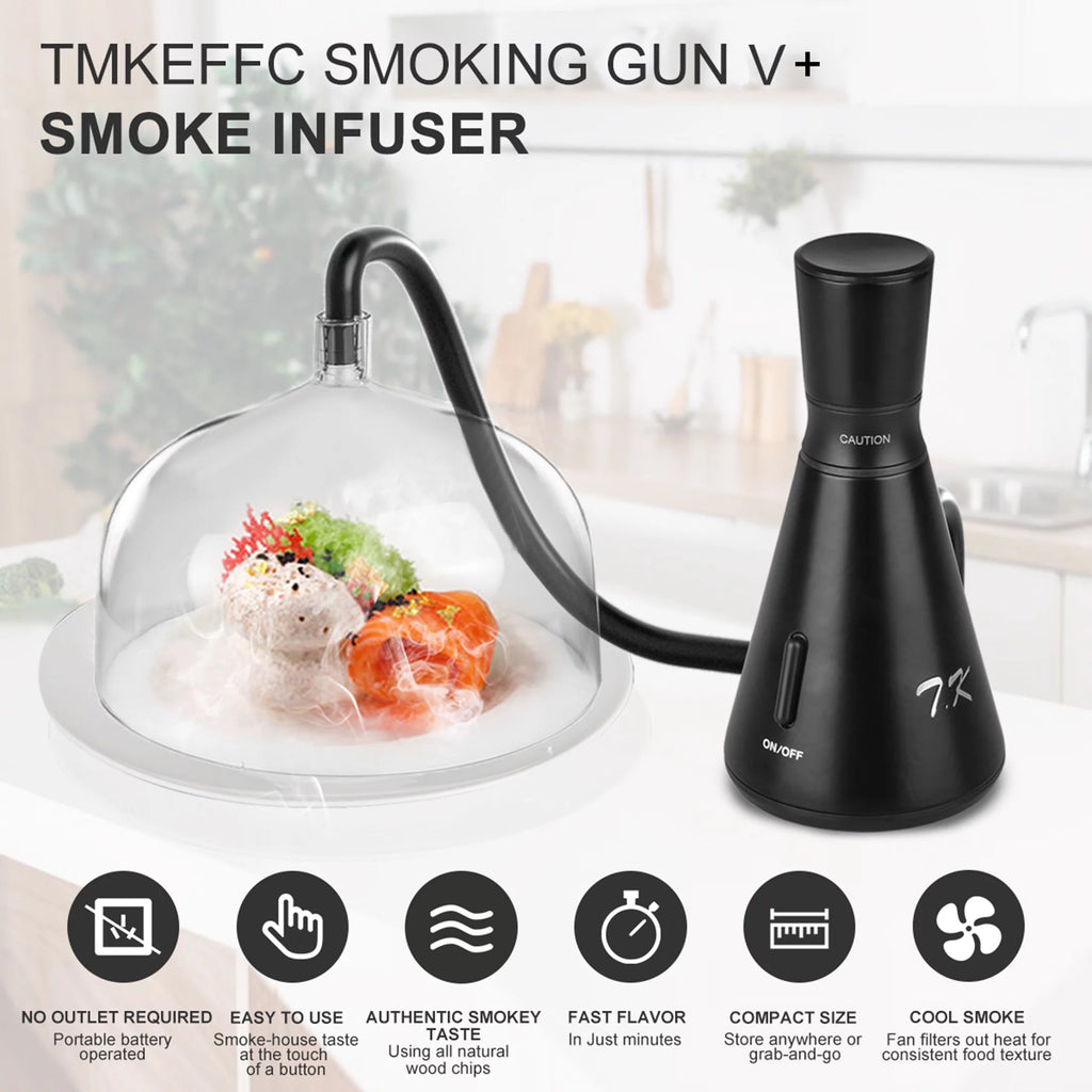 Black Portable Hand-held Smoke Infuser Kit Y175