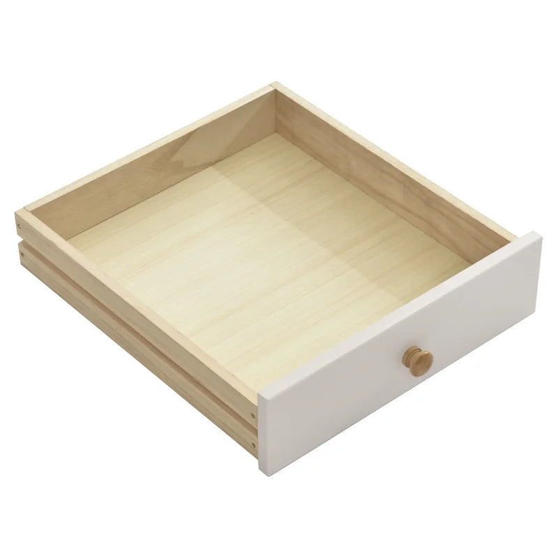 Solid Pine Wood 2 Drawer Nightstand Set of 2 Y133