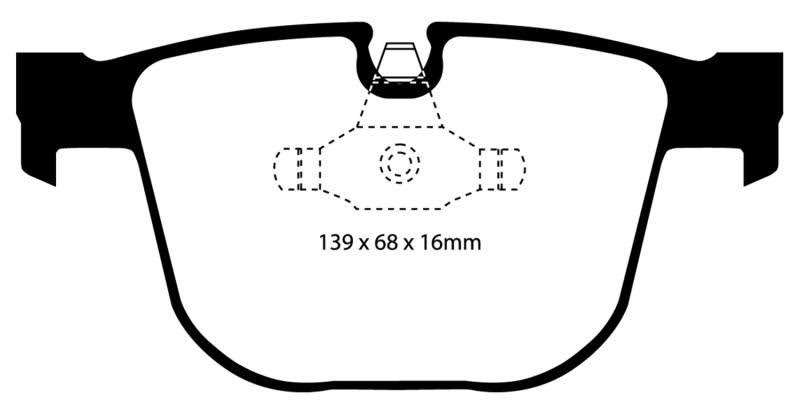 Yellowstuff Rear Brake Pads O3199