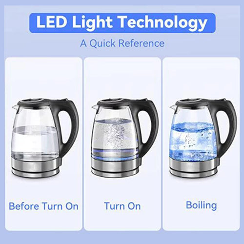 1.7L 1500W Glass Electric Kettle G564990