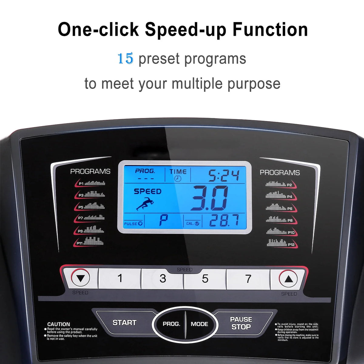 Folding Electric Treadmill with Incline A119