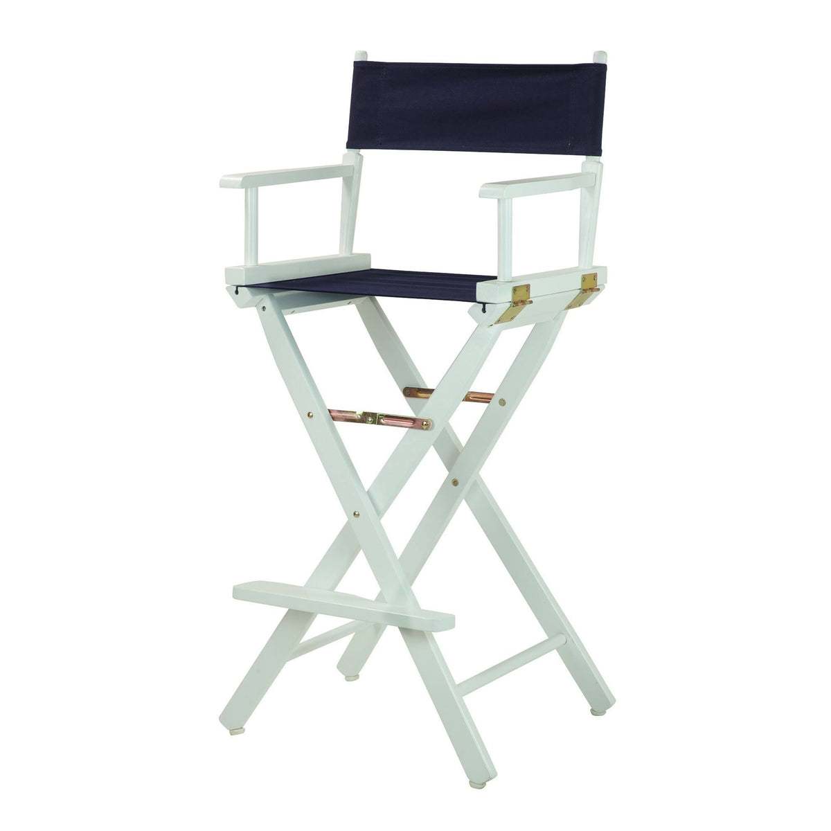 White Frame Turquoise Canvas Director's Chair R680