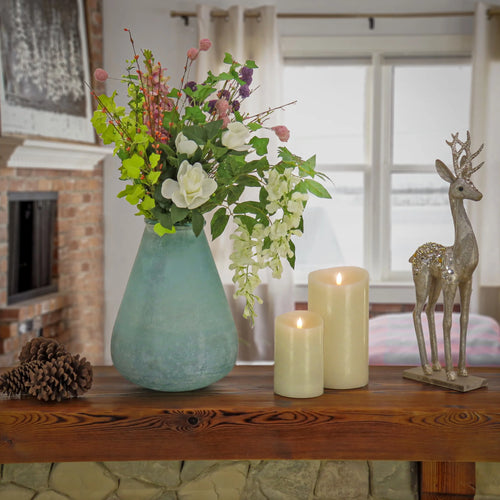 13" Turquoise Vase T812986