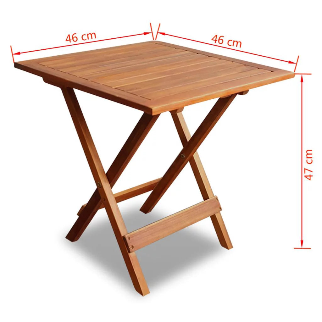 Solid Acacia Wood Bistro Table B369723
