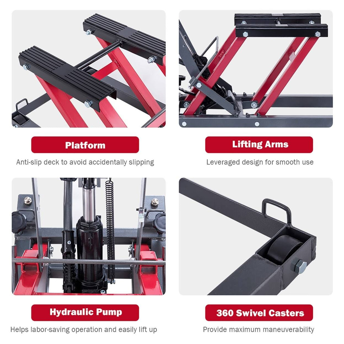 1500 lbs Motorcycle ATV Jack Lift Stand Y4429