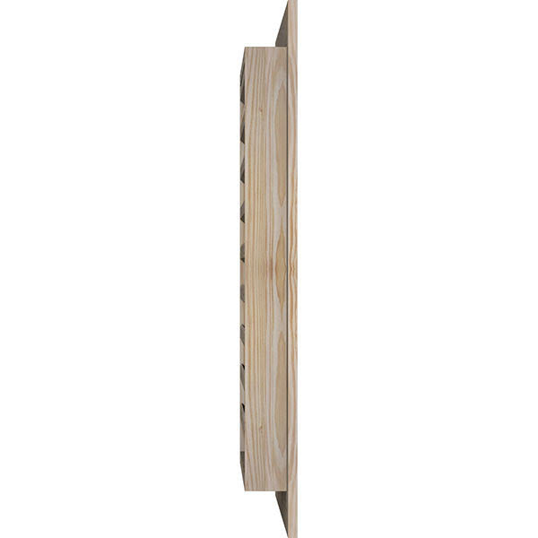 22-in W x 22-in H Vertical Gable Vent Unfinished Smooth Pine I842