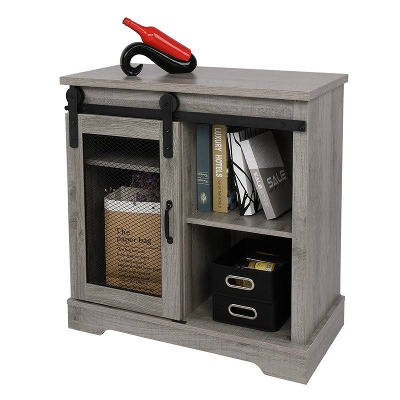 White Oak Wood TV Stand Cabinet R70730