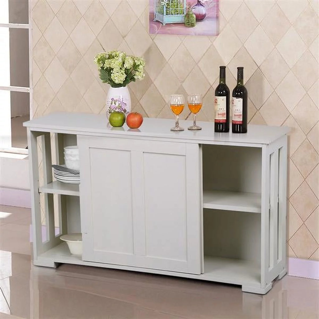 Antique White Sideboard Buffet Cabinet with Storage M36661