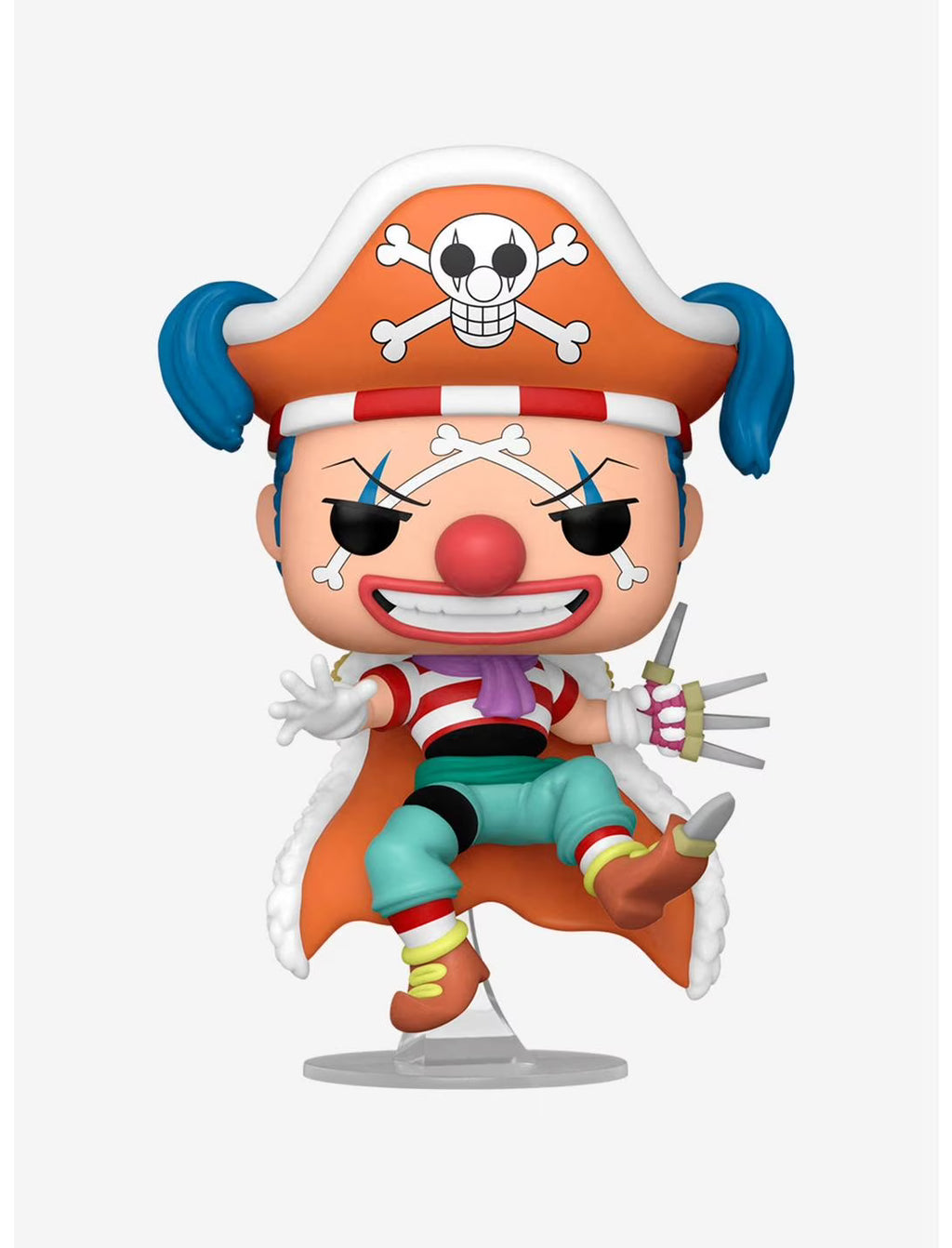 Multicolor One Piece Buggy The Clown Pop! Vinyl Figure M944436