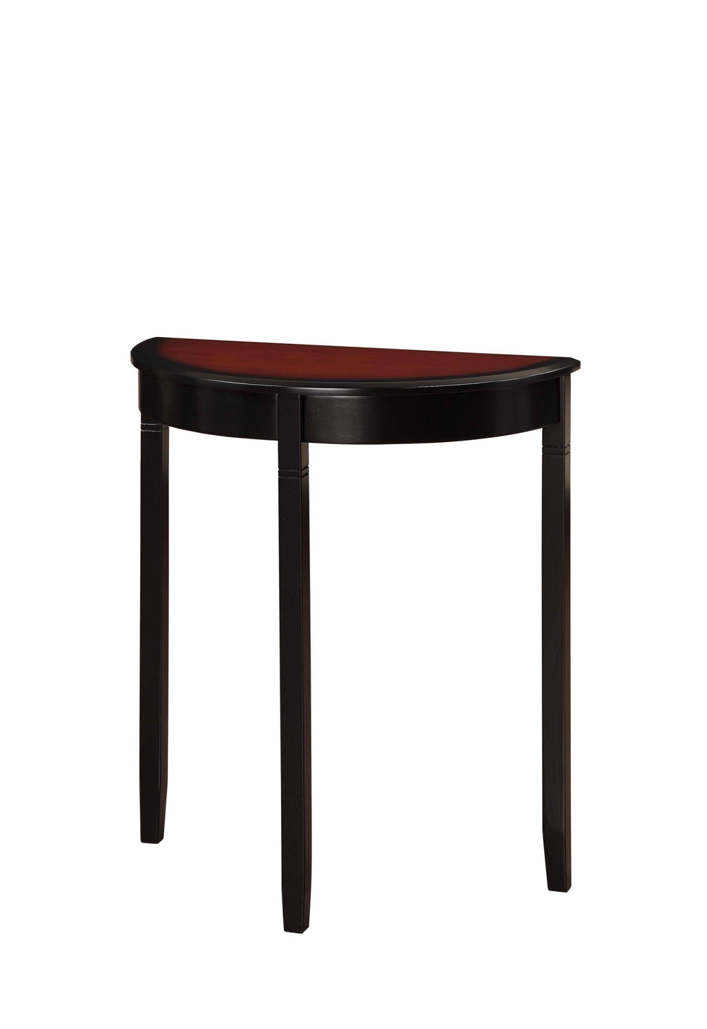 Black Cherry Demi Lune Console Table Y758