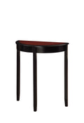 Black Cherry Demi Lune Console Table Y758