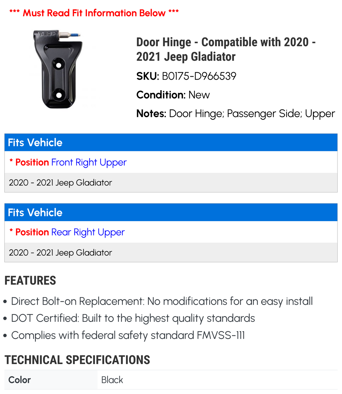 Door Hinge A5104