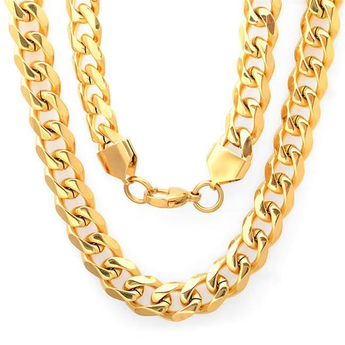 18K Gold Plated 24 In. Curb Necklace P495402