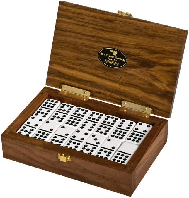 55-Piece Solid Walnut Domino Set L1375