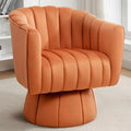 Velvet Swivel Barrel Chair D9075