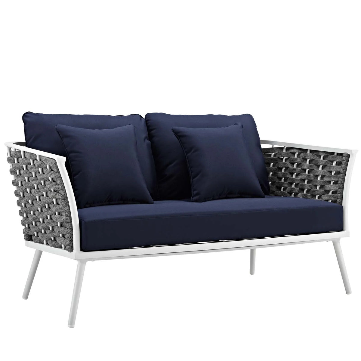 7 Piece Outdoor Patio Aluminum Sectional Sofa Set G1556