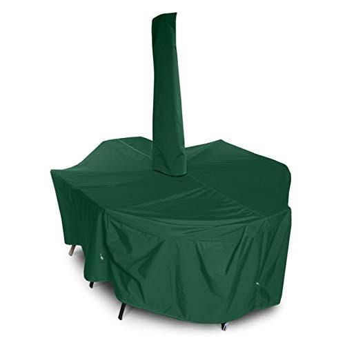 Green Weathermax Dining Set Cover with Hole T2505