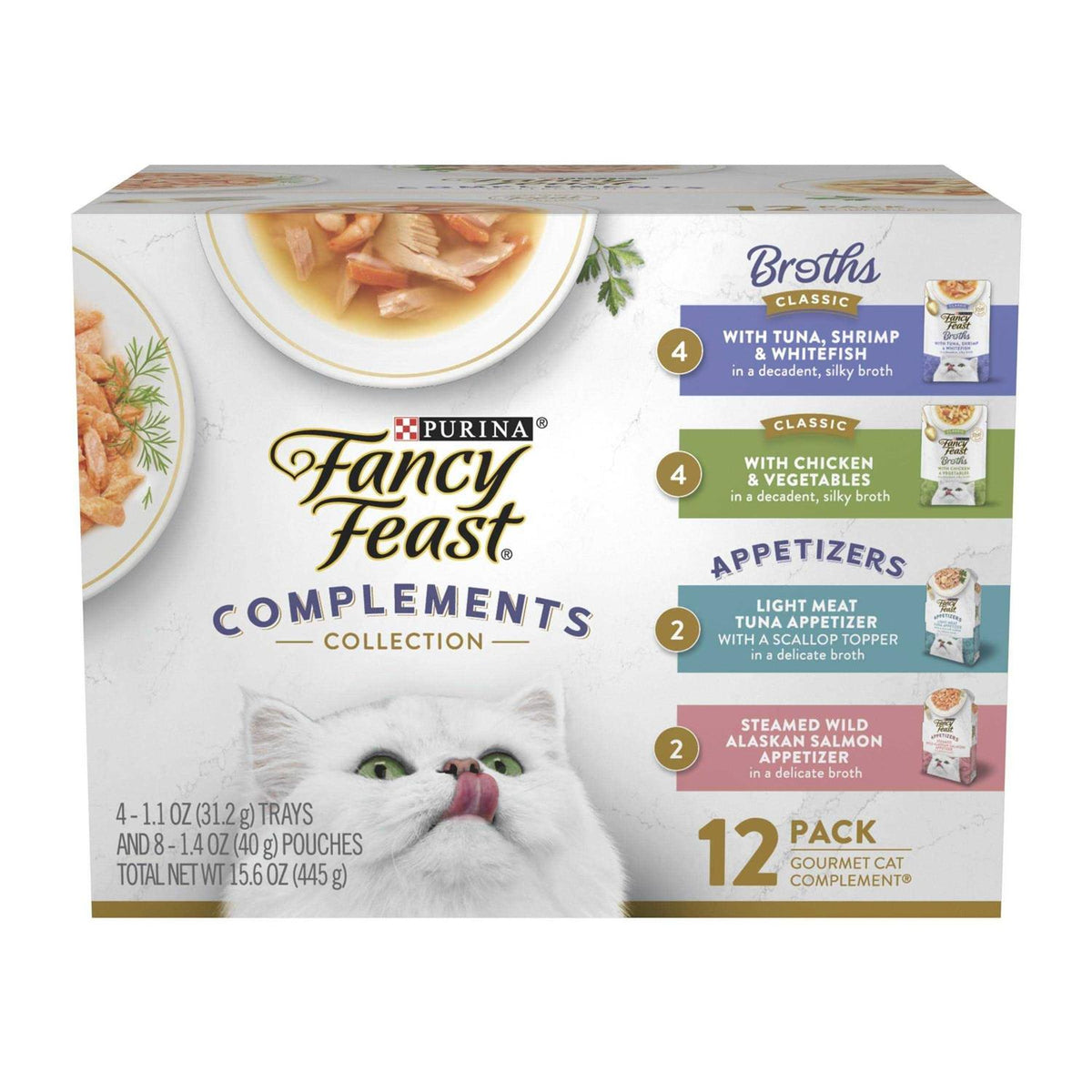 Grain Free Wet Cat Food Topper Variety Pack D8771