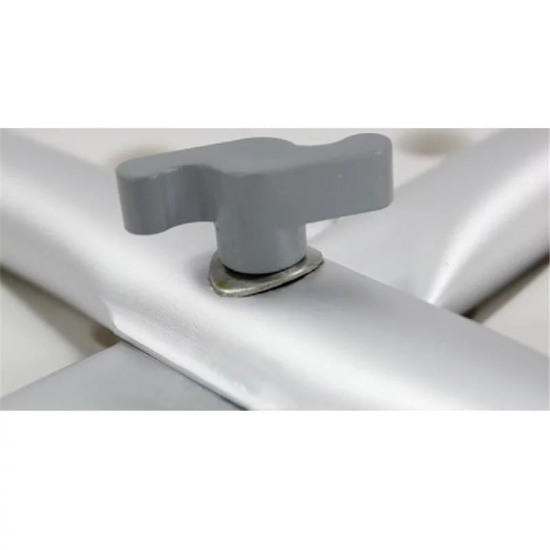 Adjustable White Bath Shower Stool Seat O533409
