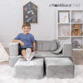 Kids Modular Sofa with Velour Cover R895