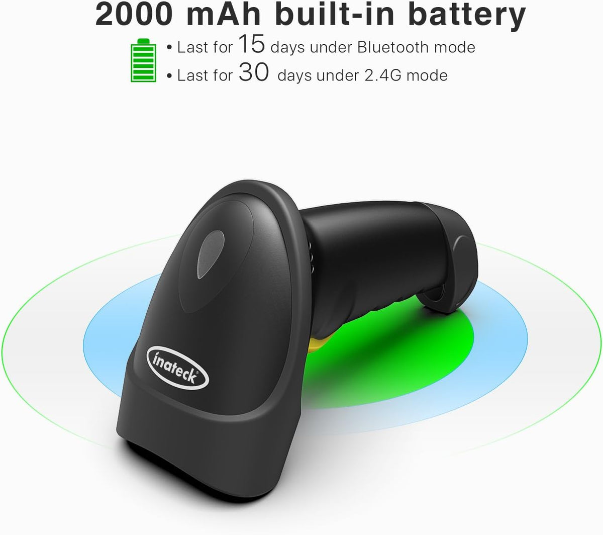 Wireless Bluetooth 2D Barcode Scanner G3612