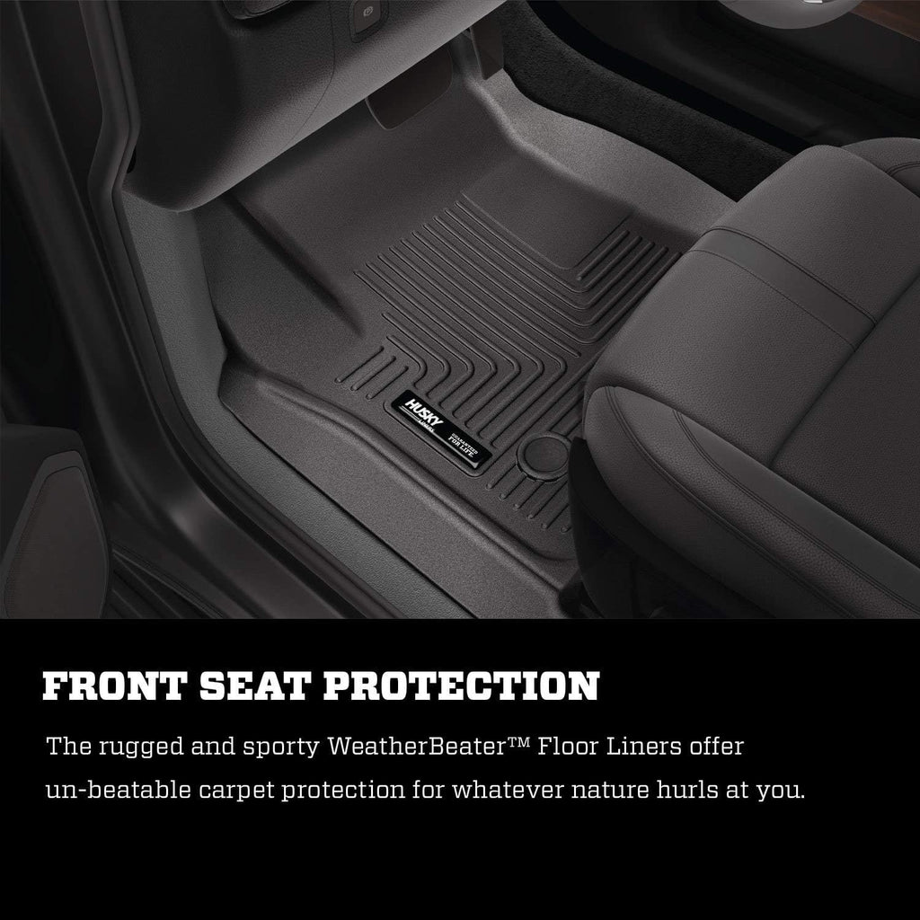 Black Front & 2nd Seat Floor Liners 3 Pcs Q48607