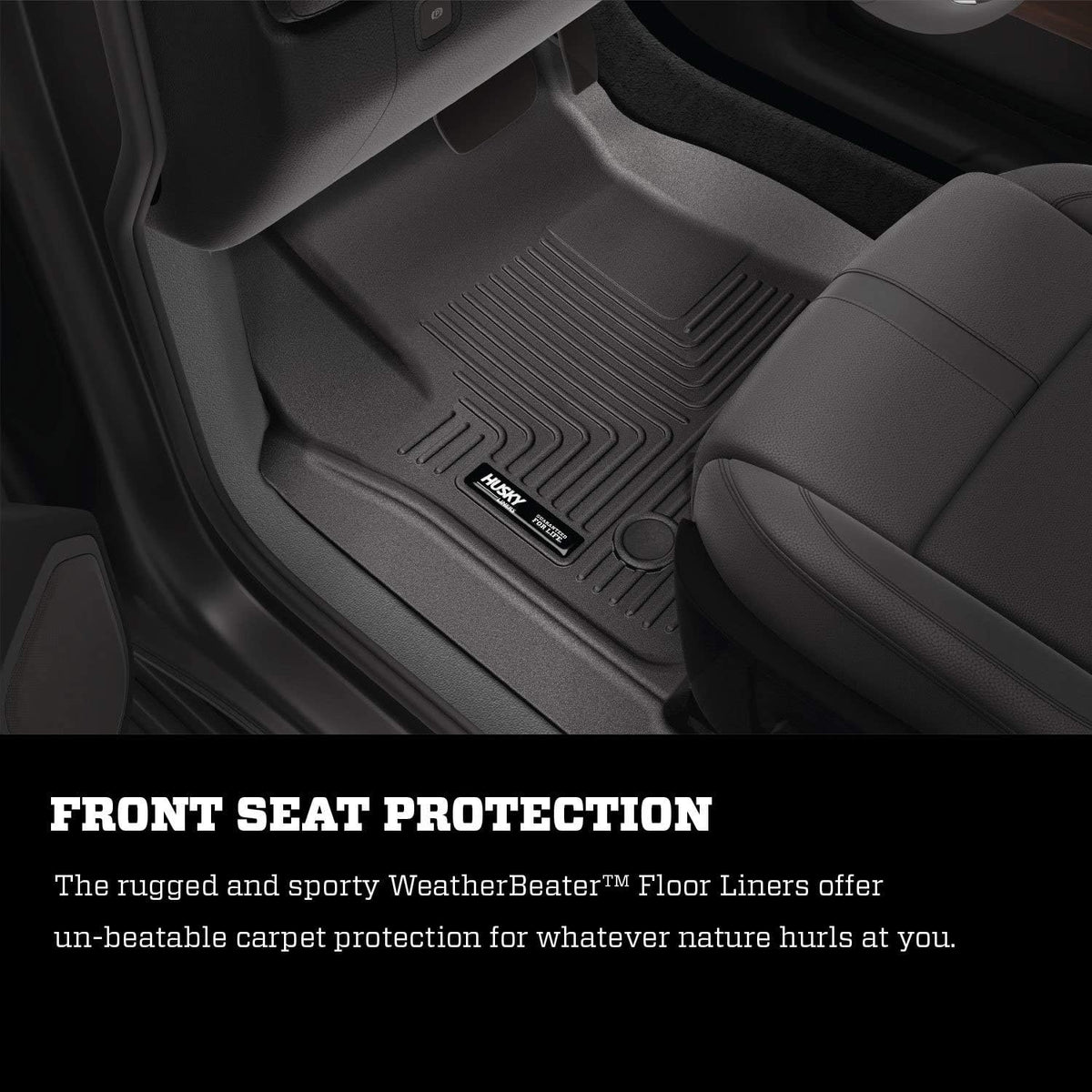 Black Front & 2nd Seat Floor Liners 3 Pcs Q48607