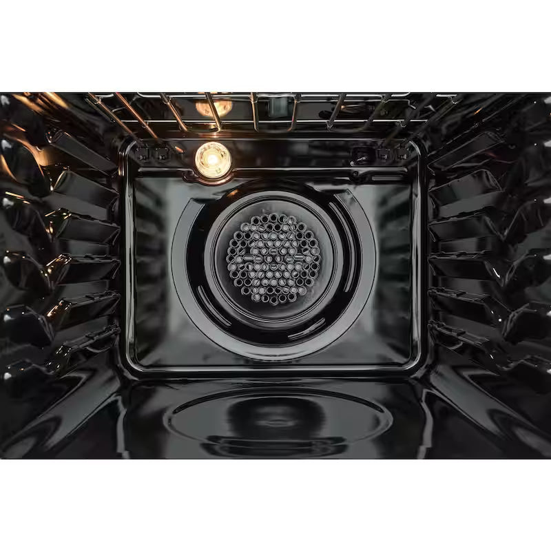 24 in. White Single Electric Wall Oven with Air Fry E382684