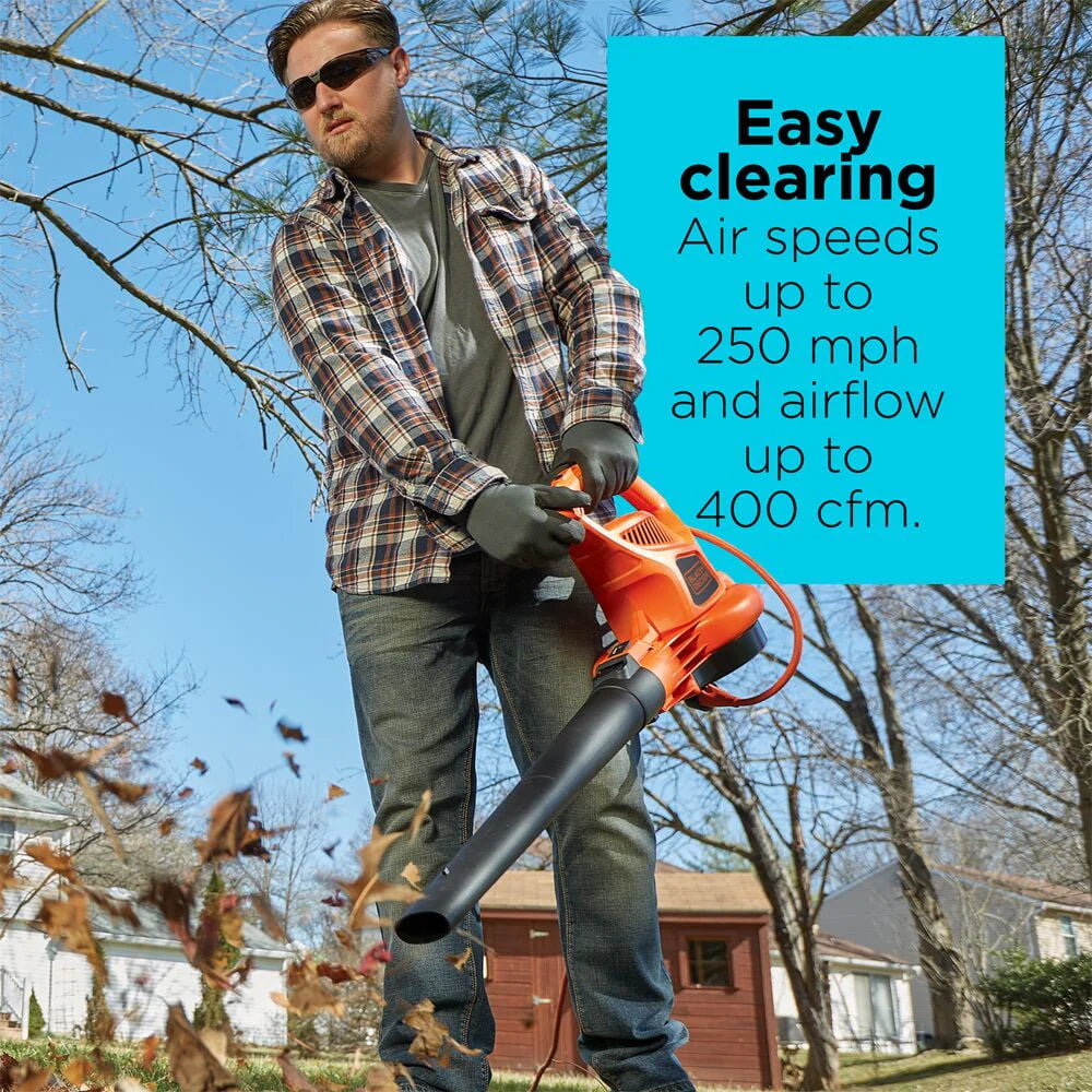 3-In-1 Electric Leaf Blower, Leaf Vacuum, Mulcher H525