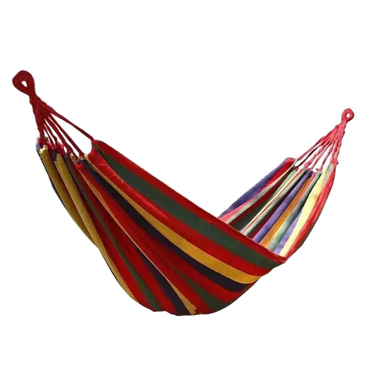 Red Canvas Camping Hammock 190x150cm U358047