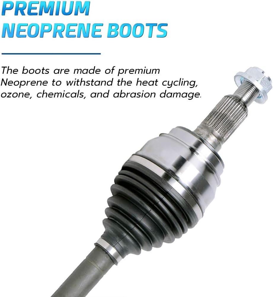 Front CV Axle Shaft for 4WD Chevy Silverado 1500 GMC Sierra 1500 Cadillac Escalade Tahoe Suburban 1500 Yukon B85835