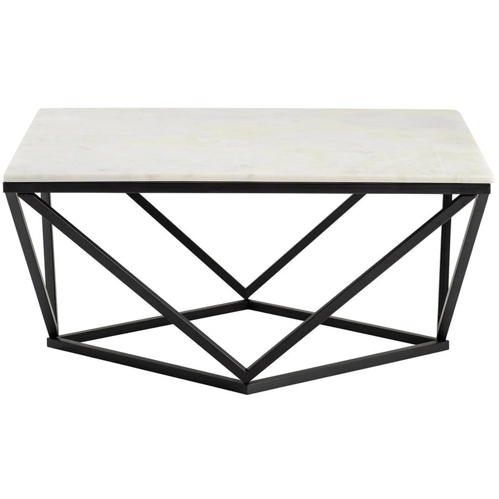 White Marble Cocktail Table Z6325