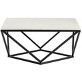 White Marble Cocktail Table Z6325