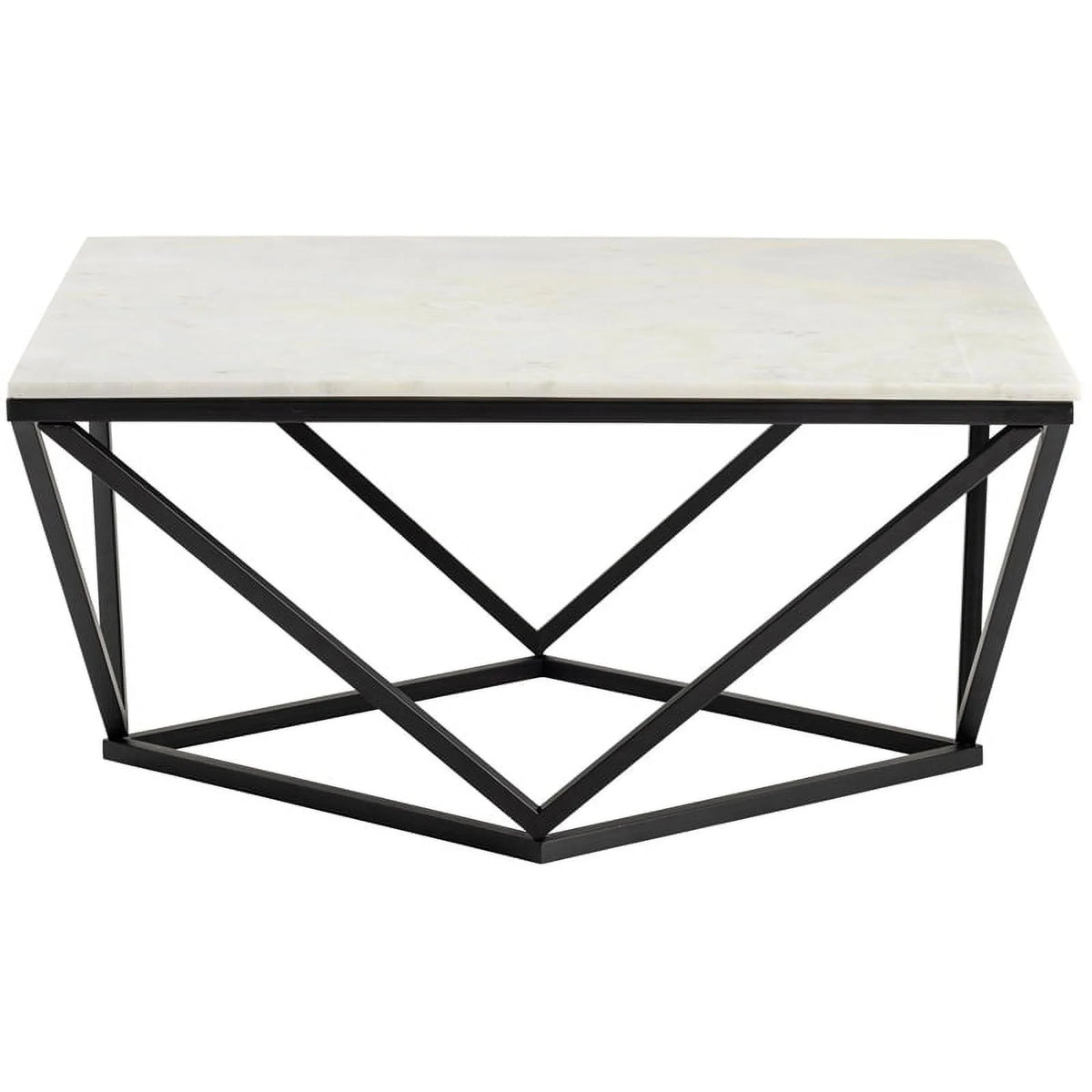 White Marble Cocktail Table Z6325